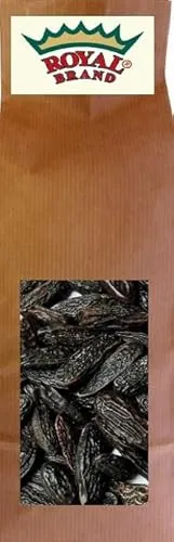 Royal Brand Tonkabohnen ganz 100g - Premium Qualität Tonka Bohne aus Brasilien, Tonkabohne für die Reibe, Gewürz aus dem Regenwald, Aroma: Vanille & Mandel
