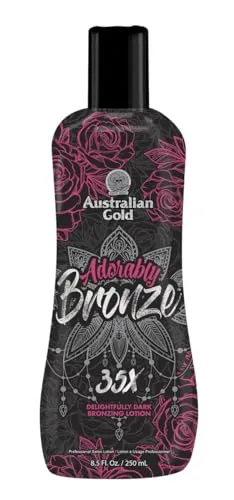 Australian Gold I Collection - Adorably Bronze 35x Delightfully Dark 250ml - Selbstbräuner mit 35x Bräunungsfaktoren für eine tiefenwirksame, langanhaltende Bräune und feuchtigkeitsspendende Eigenschaften.