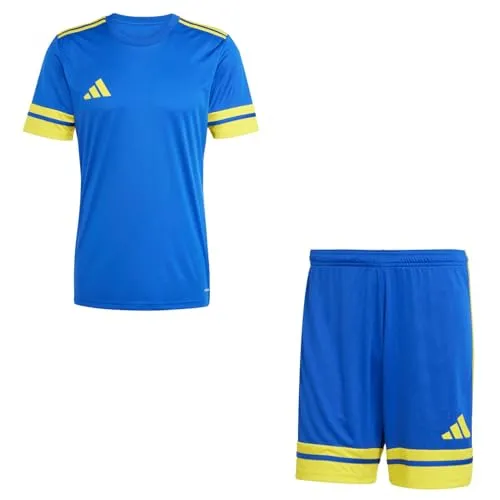 adidas Herren Set Trikot + Hose Squadra 25 Team Royal Blue/Yellow XL