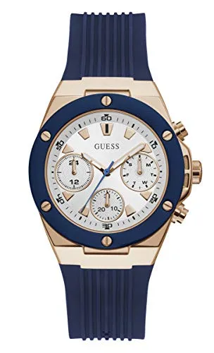 Guess Athena GW0030L5 Damenuhr - Gold/Blau von GUESS