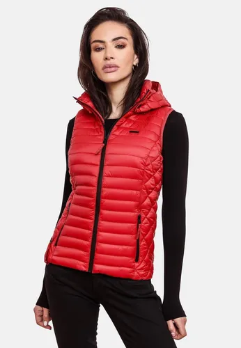 MARIKOO Damen Kapuzenweste B915 – Leichte Steppweste für den Übergang - Funktionsjacken, ideal für Frühjahr & Herbst, mit weichem Obermaterial und praktischen Taschen – perfekt für modebewusste Damen.