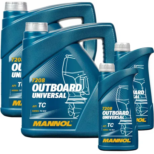 Liter MANNOL Outboard Universal 7208 API TC NMMA TC-W2 2-T-Außenbordmotoren 10