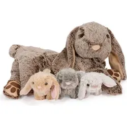 Noxxiez Hasen-Mama mit Babys Kuscheltier
