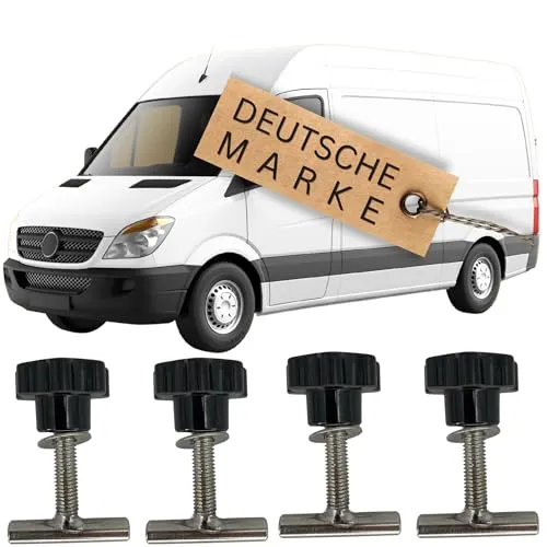 Schraubenset kompatibel mit Mercedes Benz Vito V-Klasse W447 Viano W639 Schrauben Führungsschiene Schienenlast Sicherungsschrauben Transporter Ladungssicherung Schraube Möbel Montage