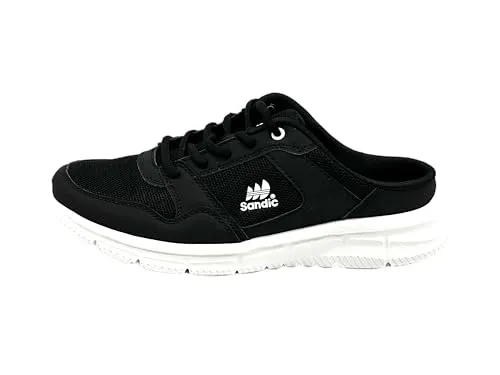 Ablovo® Damen Herren Pantoletten Sandalette Slipper Sabots Sneaker Freizeit (Schwarz, EU Schuhgrößensystem, Erwachsene, Damen, Numerisch, M, 41)