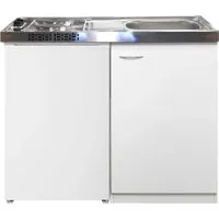 Flex-Well Miniküche Pantry 100 cm Weiß