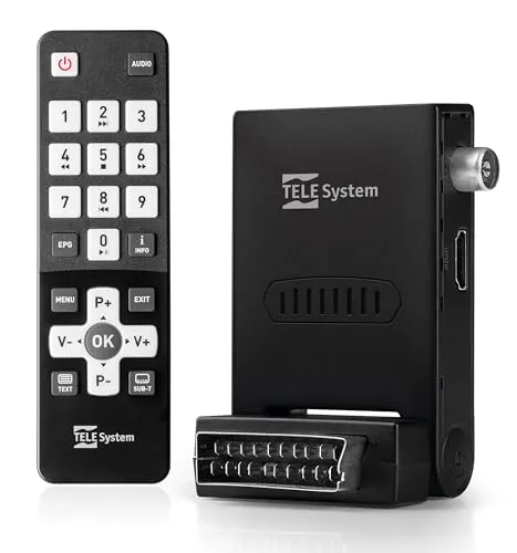 TV-Konverter & Receiver Schwarz von TELE System