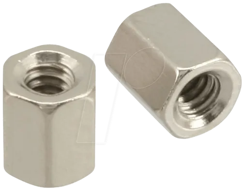 INL 77775A - Doppelmutter Set, innen UNC 4/40, 10er-Pack