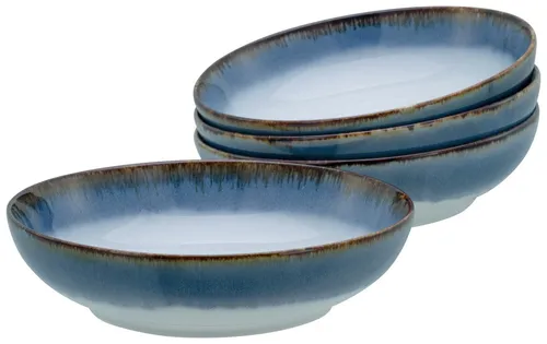 CreaTable Cascade Poke Bowl Set, 4-teilig in blau von CreaTable
