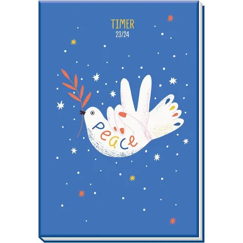 Trötsch Schülerkalender Specials mit Wattierung Peace 23/24 (14 x 21 cm) (38962334)