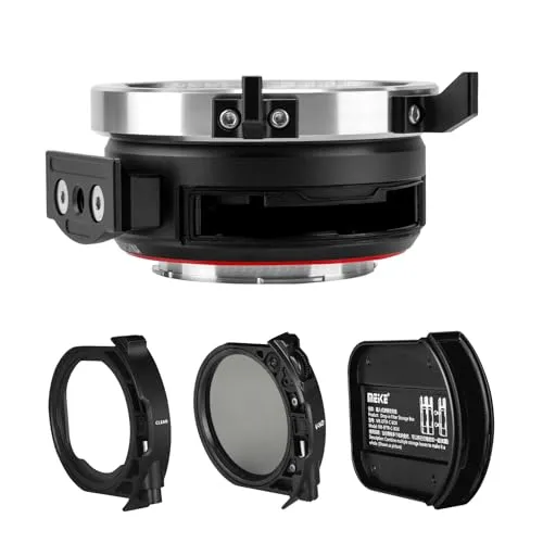 Meike MK-PLTL-C Drop-In Filter Manueller Fokusadapter mit variablen ND- und UV-Filtern für ARRI PL-Mount Cine Objektiv an Panasonic Sigma L Kameras wie S1H S1 S5 S1R FP FPL SL SL2