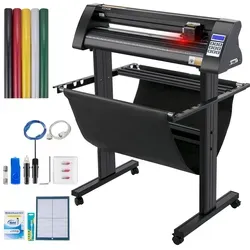 VEVOR Vinyl Schneideplotter 720 mm - Papierschneidemaschinen mit 500 g Schneidkraft, optischem Auge und Signmaster-Software für präzise Ergebnisse und kreative Projekte zu Hause oder im Büro.