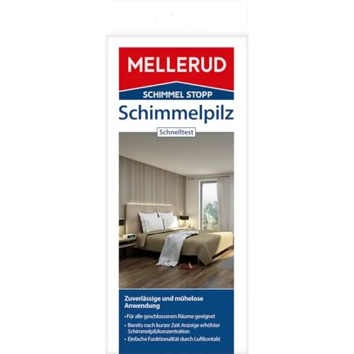 Mellerud Schimmelpilz Schnelltest - Schnelltest zur einfachen und zuverlässigen Schimmelpilzprüfung, ideal für Heimwerker und zur Sicherheit im Wohnraum.