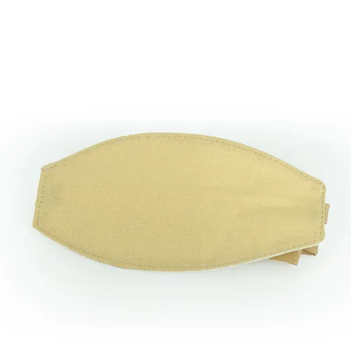 Augenbinde oval mit Bindeband sandfarben