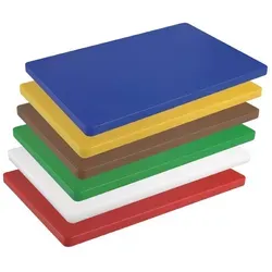 Hygiplas LDPE extra dickes Schneidebrett Grün (45x30x2cm) - Schneidebrett aus extra dickem Polyethylen, ideal für hygienisches Arbeiten in der Küche und besonders langlebig.