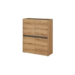 Highboard ¦ holzfarben ¦ Maße (cm): B: 100 H: 122 T: 40.0