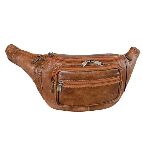 STILORD 'Maverick' Leder Bauchtasche - Jungenmode: Hochwertige Gürteltasche aus weichem Leder mit cleveren Verstaufunktionen und elegantem Design, ideal für Reisen und Festivals.