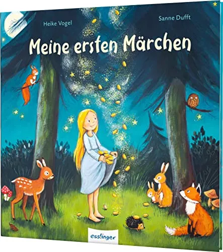 Meine ersten Märchen: Kindgerecht erzählte Märchen zum Vorlesen - Märchenbuch für Kinder, ideal zum Vorlesen und Fördern der Fantasie, mit liebevollen Illustrationen und einfachen Erzählungen.