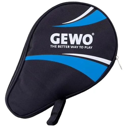 GEWO Rundhülle Master - Robuste Tischtennisschläger-Hülle für einen Schläger - Tischtennis-Tasche mit gepolstertem Schlägerfach ohne Ballfach - Einzel-Tischtennisschläger-Tasche