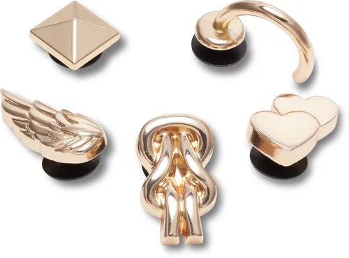 Crocs Unisex Schuhanhänger Set 5 Stk. Elevated Gold Gurl Accessoires