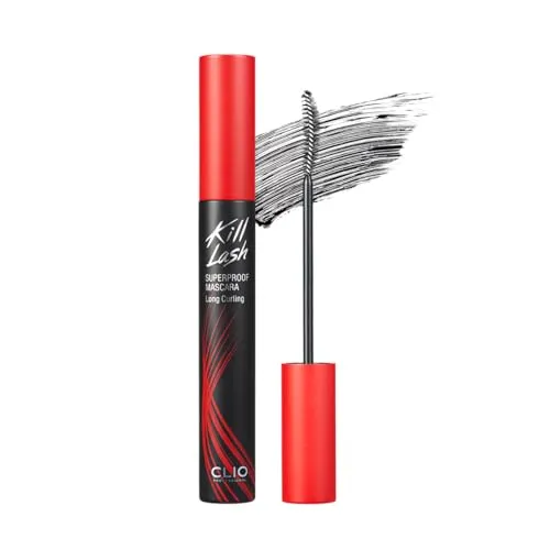 Produktbild Clio Kill Lash Superproof Mascara – Langer Schwung für längere Wimpern – Langanhaltend, wasserfest, wischfest