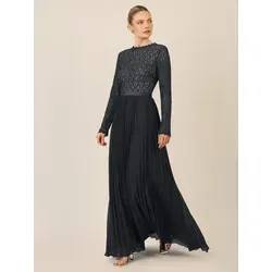 Apart Abendkleid mit Plisseerock