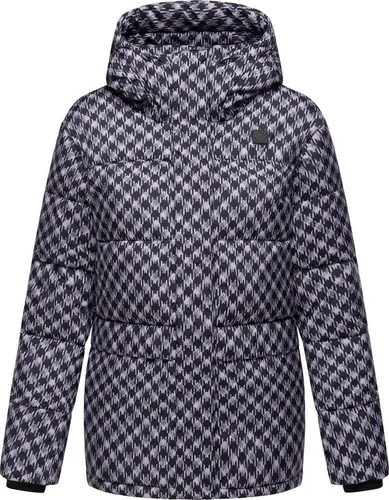 Ragwear Wikesh Print Steppjacke in Violett, EU XS - Strickjacke mit modernem Wikesh Print, ideal für stilvolle Damen, jetzt versandkostenfrei auf Spartoo.de erhältlich!
