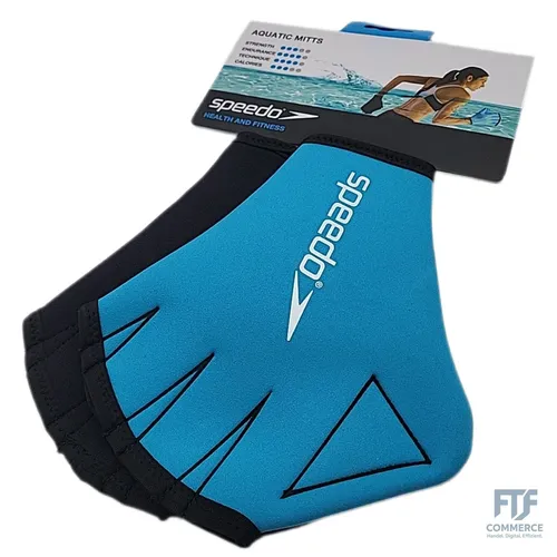 Speedo Trainings-Geräte Hilfen M I Aqua Glove, blau/grau, M, 8069190309