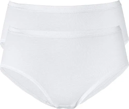 Erwin Müller Damen-Slip 2er-Pack Modal weiß Größe 42/44