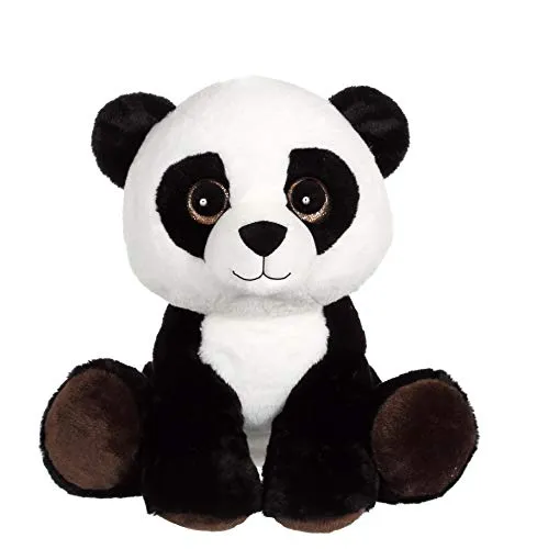 GIPSY Puppy Eyes Pets Panda 40 cm - Weich- & Stoffpuppen, niedlicher brauner Plüschhund mit großen, glänzenden Augen, perfekt zum Kuscheln und Spielen, geeignet ab der Geburt.