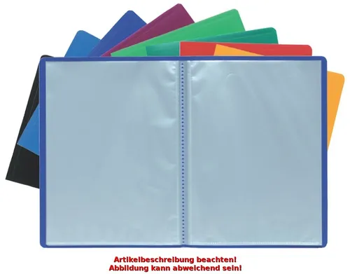 EXACOMPTA Sichtbuch, DIN A4, PP, 60 Hüllen, schwarz