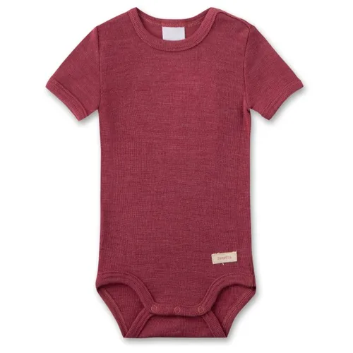 Sanetta - Kid's Wool Body S/S - Merinounterwäsche Gr 80/86 rot