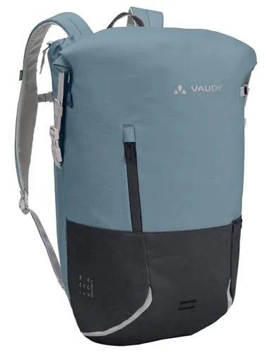 Vaude CityGo Bike 23 II Fahrradtasche/Rucksack - Modulare 2-in-1 Fahrradtasche und Rucksack, umweltfreundlich aus recyceltem Material, mit praktischem Wickelverschluss und Notebookfach für 13,3 Zoll, ideal für Radfahrer und Pendler.