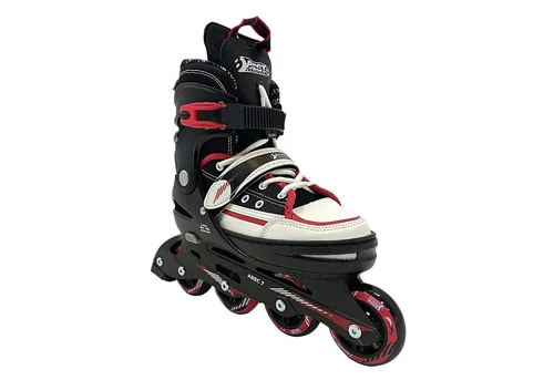 Best Sporting Inline Skates Kinder - Verstellbare Rollschuhe für Jugendliche - Inliner für Kinder, 4-fach größenverstellbar, mit ABEC-7-Kugellager für sicheres Fahren und hohen Tragekomfort dank atmungsaktivem Mesh.