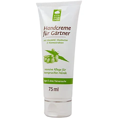 Handcreme für Gärtner, 75 ml,Wohltuende Pflege für beanspruchte und trockene Hände