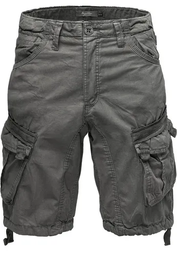 Amaci&Sons Cargoshorts LACKAWANNA Herren - Stylische Cargoshorts aus 100% Baumwolle für Herren. Ideal für Alltag und Outdoor, mit praktischen Seitentaschen für unterwegs. Komfortabel und langlebig – Ihr perfekter Begleiter für jede Gelegenheit!