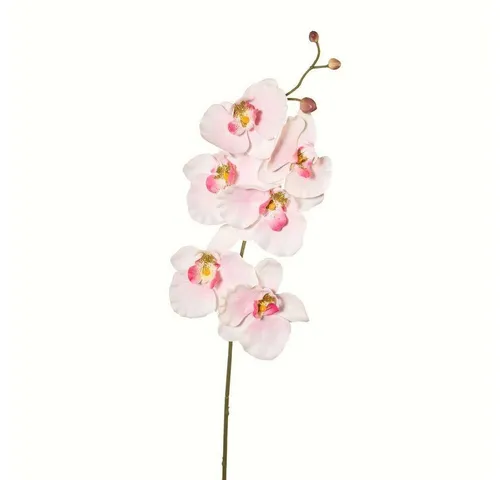 Kunstorchidee Kunstblume Phalaenopsis, künstlicher Orchideen-Zweig 76cm, Gasper, Höhe 76.00 cm