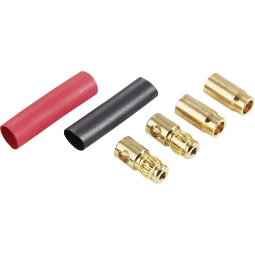 Schnepp DS 6 Büschelstecker Stecker, gerade, Buchse, gerade Stift-Ø: 6 mm Rot,