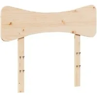 vidaXL Kopfteil 75 cm aus massivem Kiefernholz - Hochwertiges Bettenzubehör aus massivem Kiefernholz, bietet eine stilvolle Rückenlehne und hervorragende Stabilität für dein Schlafzimmer.