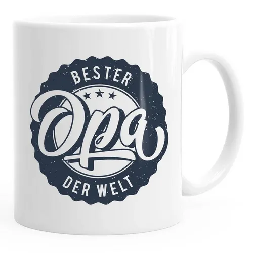 MoonWorks Tasse Kaffeetasse Bester Opa der Welt Geschenk Geschenktasse MoonWorks®, Keramik
