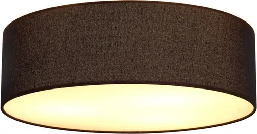 SLV 156050 TENORA Deckenleuchte E27 23W Schwarz - Lampen mit flachem Korpus und Acrylabdeckung für gleichmäßige Ausleuchtung, ideal für modernes Wohnen und direkt anschlussfertig an 230V.