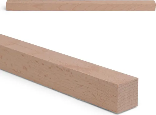 Holzleiste - Buche gehobelt - 20 x 20 x 350 mm