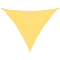 furnicato Sonnensegel HDPE Dreieckig 4 x 4 x 5,8 m Beige