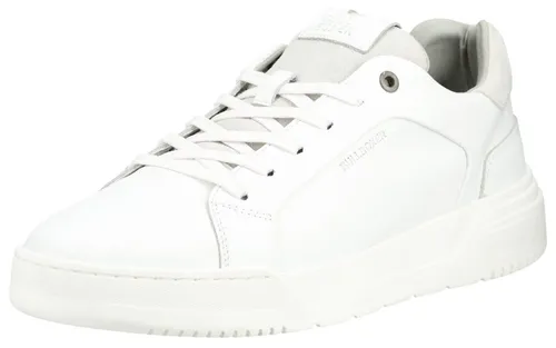 Bullboxer Sneaker aus Leder in Weiß – Größe 45 - Stylischer Bullboxer Sneaker aus hochwertigem Leder in Größe 45. Bequem mit Schnürung und Blockabsatz für den lässigen Look. Ideal für den Alltag und vielseitig kombinierbar.