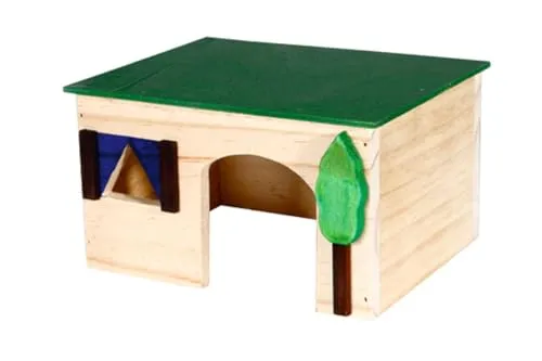 Karlie Wonderland Häuser Ecco L - Niedliches Rückzugsort für Kleintiere, ungiftig und sofort einsatzbereit