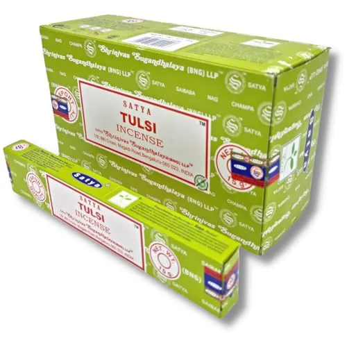 Satya Räucherstäbchen x LAVISA, Meditation, Aromatherapie, Duft (Tulsi)