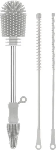 Haakaa Reinigungsbürsten Set - Hellgrau
