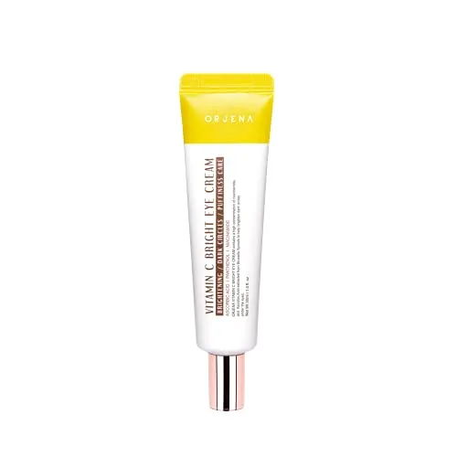 ORJENA Vitamin C Augencreme_Straffung_Anti-Aging_Anti-Falten_Augenringe_Augencreme für Schwellungen und Taschen unter den Augen_Kbeauty_Koreanische Hautpflege
