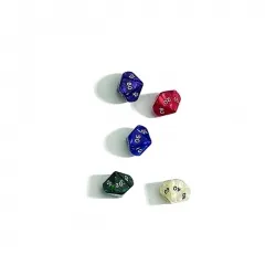 dice 100er Würfel - pearl - 50 Stück 242756