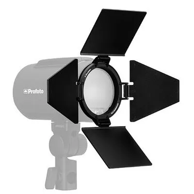 Profoto Clic Barndoor - Blitz-Diffusoren für Profoto A-Serie, ermöglicht präzise Lichtverteilung und kreative Effekte durch individuell verstellbare Scheunentore.